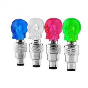BOUCHON DE VALVE LED TETE DE MORT