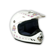 CASQUE CROSS HYTRACK ROSE/BLANC