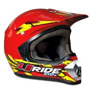 CASQUE CROSS URIDE ROUGE