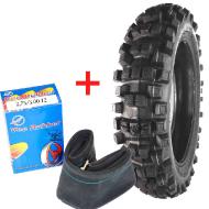 Pneu cross GUANGLI 12 arrière + chambre arrière